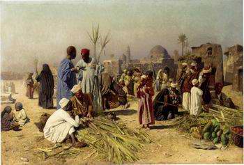 Arab or Arabic people and life. Orientalism oil paintings  383